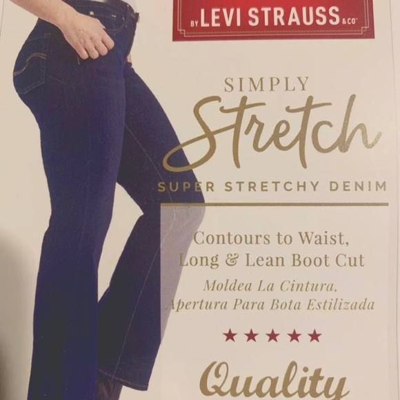 Levi Strauss Curvy Bootcut Jeans 6m 
